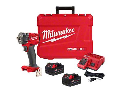 Milwaukee Tool M18 FUEL 1/2 -Inch Compact Impact Wrench with Friction Ring Kit