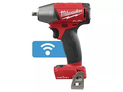 Milwaukee Tool M18 FUEL 3/8-Inch Compact Impact Wrench with Friction Ring with One Key