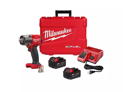 Milwaukee Tool M18 FUEL 3/8-Inch Mid-Torque Impact Wrench with Friction Ring Kit