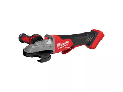 Milwaukee Tool M18 FUEL 5-Inch Flathead Braking Grinder; Paddle Switch No-Lock