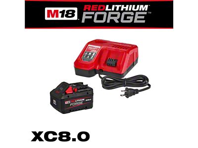 Milwaukee Tool M18 REDLITHIUM FORGE XC8.0 Starter Kit