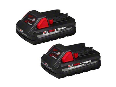 Milwaukee Tool M18 REDLITHIUM High Output CP3.0 Battery 2-Pack