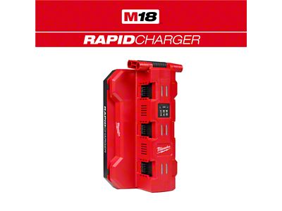 Milwaukee Tool M18 Six Bay Daisy Chain Rapid Charger