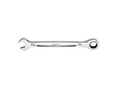 Milwaukee Tool SAE Ratcheting Combo Wrench; 9/16-Inch