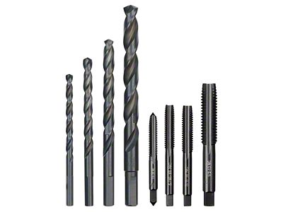 Milwaukee Tool SAE Tap and Die Set with Hex-LOK 2-in-1 Handle; 15-Piece