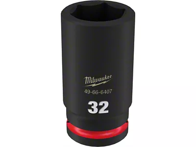 Milwaukee Tool SHOCKWAVE Impact Duty 3/4-Inch Drive 32mm Deep 6-Point Socket