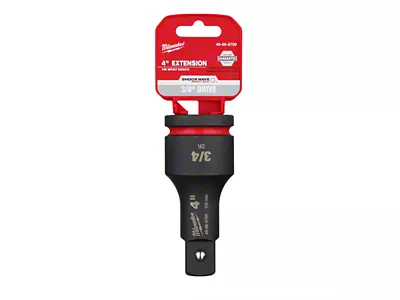 Milwaukee Tool SHOCKWAVE Impact Duty 3/4-Inch Drive 4-Inch Extension