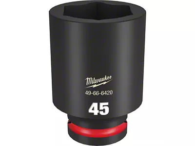 Milwaukee Tool SHOCKWAVE Impact Duty 3/4-Inch Drive 45mm Deep 6-Point Socket