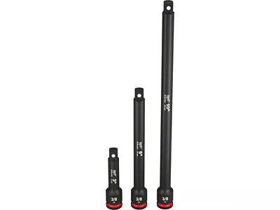 Milwaukee Tool SHOCKWAVE Impact Duty 3/8-Inch Drive Extension Set; 3-Piece