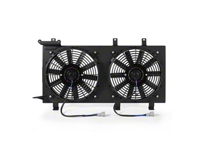 Mishimoto 01-07 Subaru WRX/STI PNP Aluminum Fan Shroud Black - MMFS-WRX-01PBK
