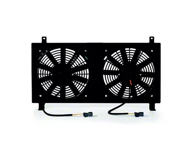 Mishimoto 02-06 Acura RSX Aluminum Fan Shroud Black - MMFS-RSX-02BK
