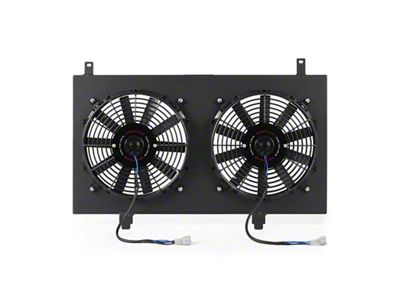 Mishimoto 03-06 Nissan 350Z Aluminum Fan Shroud Black - MMFS-350Z-03BK