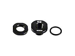 Mishimoto Aluminum 1/8-Inch NPT Add-On Bung for Hoses and Couplers; Black