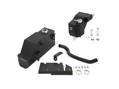 Mishimoto 11-19 Ford 6.7L Powerstroke Expansion Tank Kit - Micro-Wrinkle - MMRT-F2D-11KMWBK
