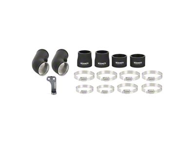 Mishimoto 12-16 BMW F10 M5 Intercooler Pipe Kit Micro Wrinkle - MMICP-F10-12MWBK