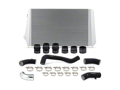 Mishimoto 17-19 GM L5P Duramax Intercooler Kit - Silver w/ - MMINT-DMAX-17KSLBK