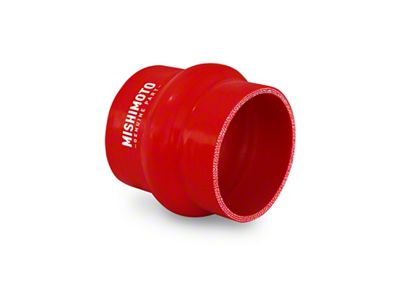 Mishimoto 2.25in. Hump Hose Silicone Coupler - Red - MMCP-2.25HPRD