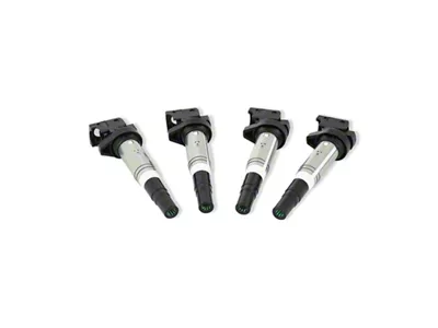 Mishimoto 2002+ BMW M54/N20/N52/N54/N55/N62/S54/S62 Four Cylinder Ignition Coil Set of - MMIG-BMW-0204