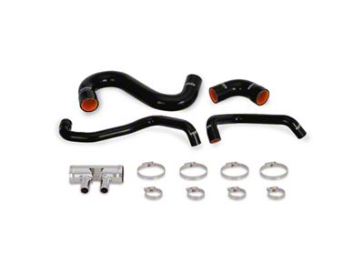 Mishimoto 2015+ Ford Mustang GT Silicone Lower Radiator Hose - MMHOSE-MUS8-15LBK