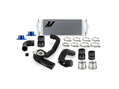 Mishimoto 2021+ Ford Bronco 2.3L Intercooler Kit - Black Pipes/Silver