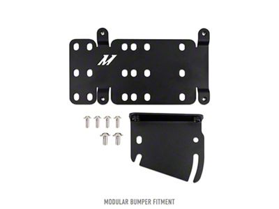 Mishimoto 2021+ Ford Bronco Modular Bumper License Plate Relocation - MMLP-BR-21M