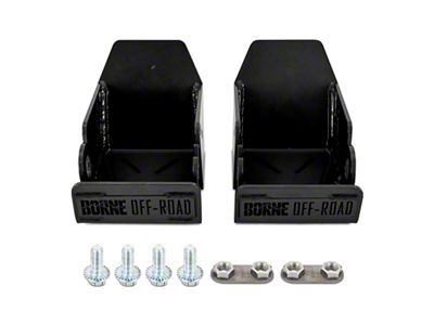 Mishimoto 2021+ Ford Bronco Skid Plate Rear Shock Pair Black