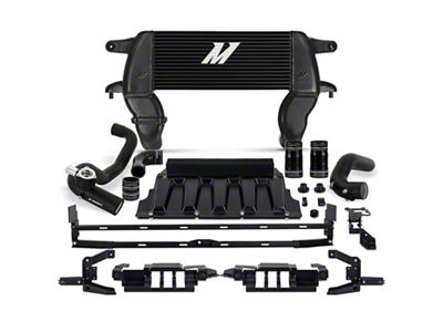 Mishimoto 21+ Bronco 2.3L High Mount INT Kit BK Core - MMINT-BR23-21HKBKBK