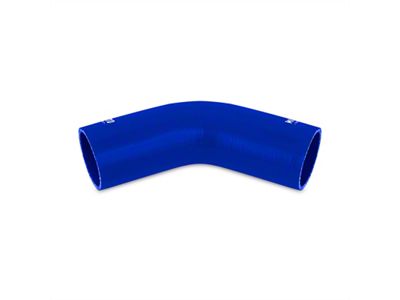 Mishimoto 3.5in. 45 Degree Silicone Coupler - Blue - MMCP-3545BL