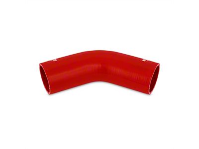 Mishimoto 4in. 45 Degree Silicone Coupler - Red - MMCP-4045RD