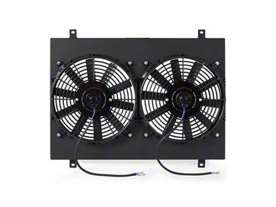 Mishimoto 79-93 Ford Mustang Aluminum Fan Shroud Black - MMFS-MUS-79BK