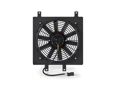 Mishimoto 92-00 Honda Civic Aluminum Fan Shroud Black - MMFS-CIV-92BK