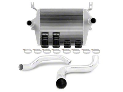 Mishimoto 99-03 Ford 7.3L Powerstroke PSD Silver Intercooler Kit w/ - MMINT-F2D-99KSLP