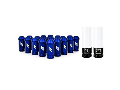 Mishimoto Aluminum Locking Lug Nuts 1/2 X 20 23pc Set - MMLG-1220-23LBL