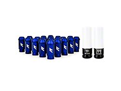 Mishimoto Aluminum Locking Lug Nuts M12x1.5 20pc Set Blue - MMLG-15-20LBL