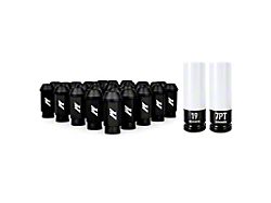 Mishimoto Aluminum Locking Lug Nuts M12x1.5 27pc Set Black - MMLG-15-27LBK