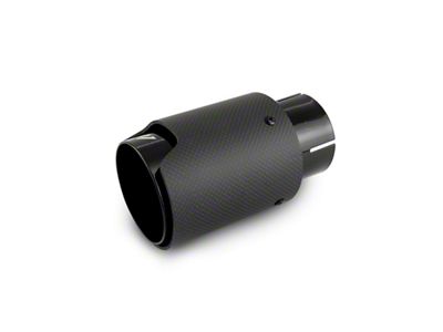 Mishimoto Carbon Fiber Muffler Tip 2.5in Inlet 3.5in Outlet - MMEXH-TIP-CFM25BK