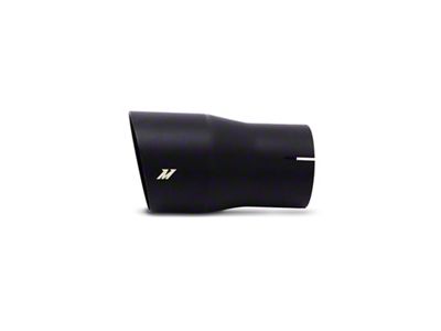 Mishimoto Clamp-On Single Wall Exhaust Tip 5in Outlet - Black - MMEXH-TIP-SWBK