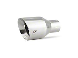 Mishimoto Clamp-on Double Wall Exhaust Tip 2.5 Inlet Slash Cut - MMEXH-TIP-DW25P