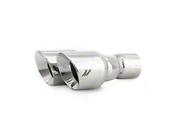 Mishimoto Dual Offset Tips 2.5in Inlet 3in Outlet Slash Cut - MMEXH-TIP-FSTP