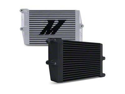 Mishimoto Heavy-Duty Oil Cooler - 10in. Opposite-Side Outlets - Silver - MMOC-OO-10SL