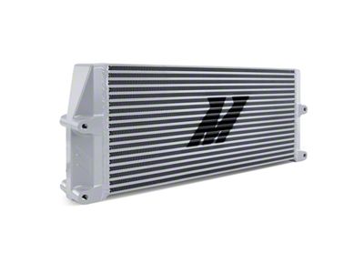 Mishimoto Heavy-Duty Oil Cooler - 17in. Same-Side Outlets - Silver - MMOC-SSO-17SL