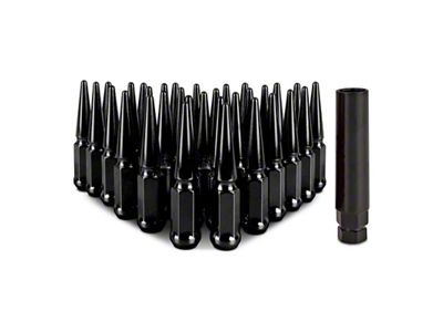 Mishimoto Steel Spiked Lug Nuts M14 x 1.5 32pc - MMLG-SP1415-32BK