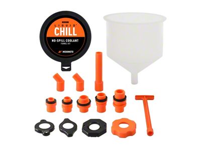 Mishimoto No-Spill Coolant Funnel Kit 15pc Set - MMTL-NSF-15
