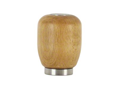 Mishimoto Short Steel Core Wood Shift Knob - Beech - MMSK-WD-SBE
