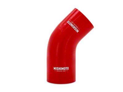 Mishimoto Silicone Reducer Coupler 45 Degree 2.25in to 2.5in - MMCP-R45-22525RD
