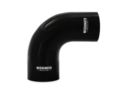 Mishimoto Silicone Reducer Coupler 90 Degree 3in to 3.75in - MMCP-R90-30375BK