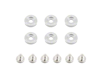 Mishimoto Small Fender Washer Kit 6pcs - Silver - MMFW-SM-6SL