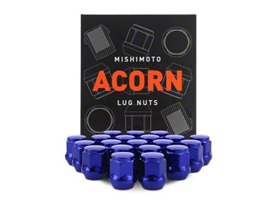 Mishimoto Steel Acorn Lug Nuts M12 x 1.5 - 20pc - MMLG-AC1215-20BL