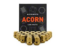 Mishimoto Steel Acorn Lug Nuts M12 x 1.5 - 24pc - MMLG-AC1215-24GD