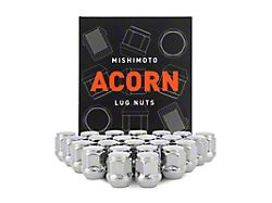 Mishimoto Steel Acorn Lug Nuts M14 x 1.5 - 24pc - MMLG-AC1415-24CH